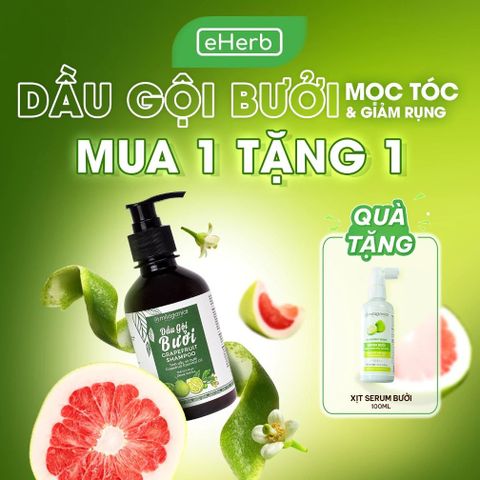  [Ẩn] [MUA 1 TẶNG 1] Dầu gội bưởi giảm rụng & giúp mọc tóc -Dầu gội tinh dầu bưởi mọc tóc MILAGANICS 250ml 