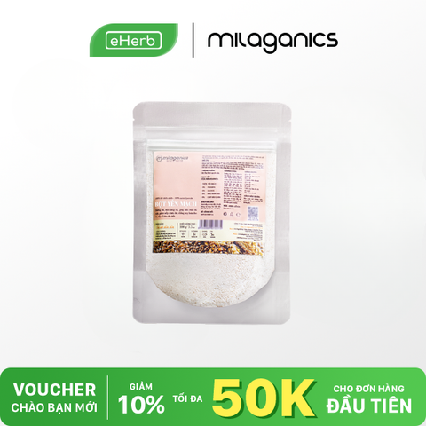  Bột Yến Mạch MILAGANICS Đắp Mặt Nạ Trắng Da, Ngừa Mụn, Chống Lão Hóa 100G (túi zip) 