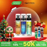 [MUA 3 TẶNG 3] Combo 3 Body Mist Nam Đi Học - Hẹn Hò BODYMISS Xịt Thơm Toàn Thân Size 105ml