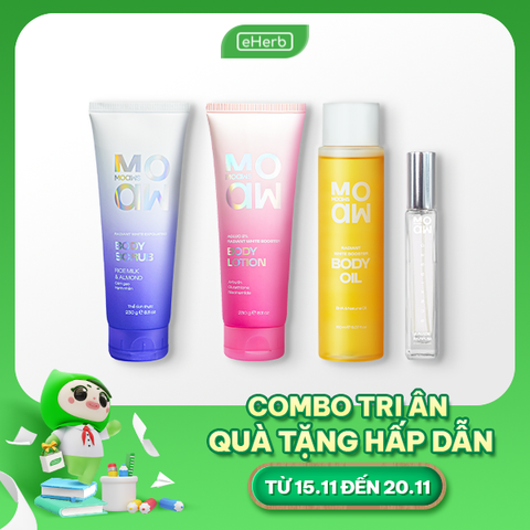  [Combo Tri Ân 20/11] Blossom & Glow Gift Set Moaw Moaws Chăm body A-Z 