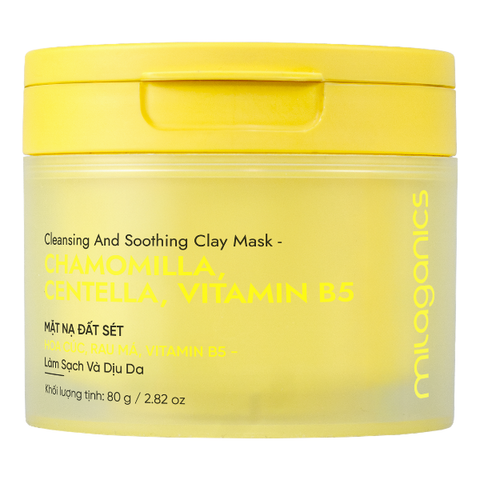  Mặt Nạ Đất Sét Hoa Cúc B5 MILAGANICS Clay Mask 80g - Giúp Sạch Bã Nhờn Mụn Đầu Đen, Không Khô Da 