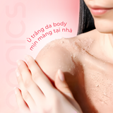  [COMBO SÁNG DA] Combo 4 Mặt Nạ Bột Ủ Hỗ Trợ Sáng Mịn Da Body: Đậu Đỏ, Trà Xanh, Yến Mạch, Diếp cá MILAGANICS 100g 