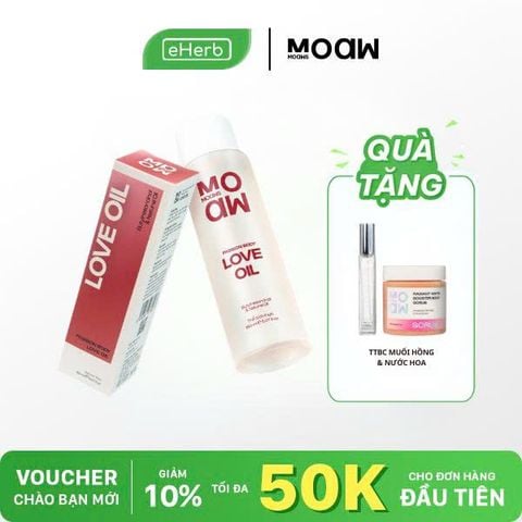  [MUA 1 TẶNG 2] Dầu Dưỡng Da Love Oil Moaw Moaws Làm Sáng Da Và Cấp Ẩm 150ml 