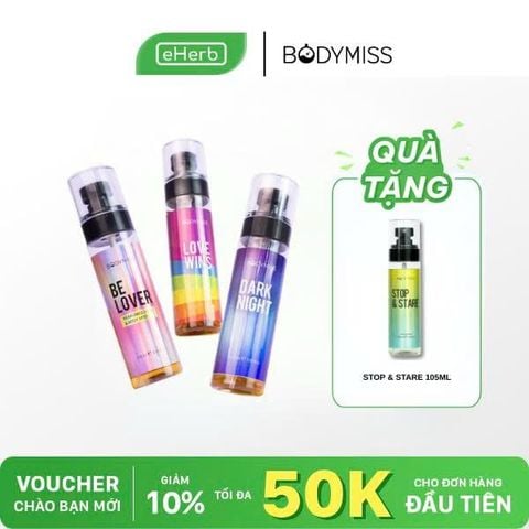  [MUA 1 TẶNG 1] Bodymist nước hoa - xịt khử mùi thơm body unisex - thơm sang trọng BODYMISS 105ml 