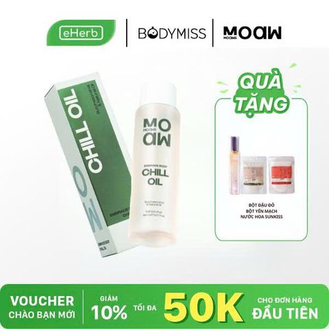  [MUA 1 TẶNG 3] Dầu Dưỡng Da Toàn Thân Thư Giãn Chill Oil Moaw Moaws 150ml 