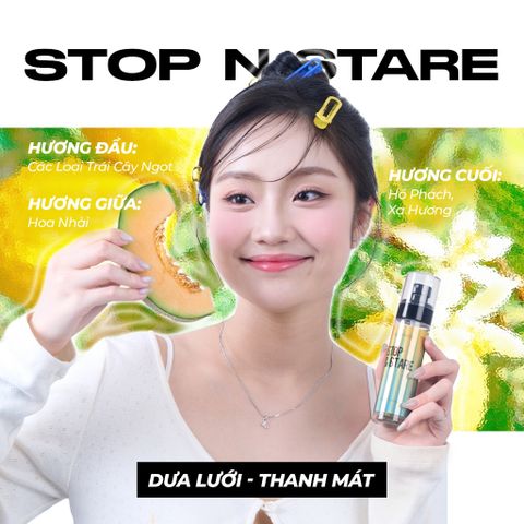 [MUA 1 TẶNG 1] Bodymist STOP&STARE - Xịt thơm toàn thân nam & nữ, lưu hương lâu, hẹn hò, đi học BODYMISS 105ml 