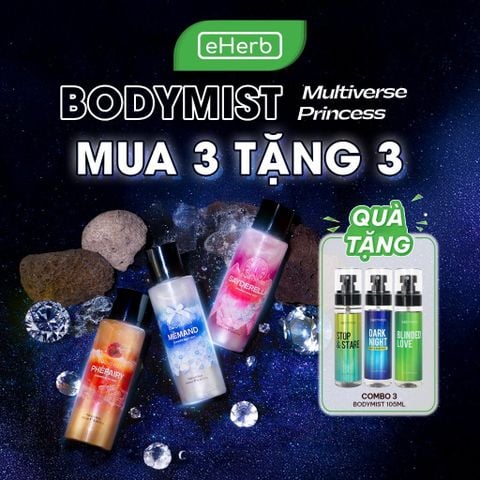  [MUA 3 TẶNG 3] Body mist nhũ unisex nam nữ lấp lánh BODYMISS, xịt thơm shimmer đi học, hẹn hò 250ml 