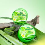  [MUA 1 TẶNG 1] Gel dưỡng ẩm nha đam nguyên chất - 98% aloe vera gel MILAGANICS 250ml (hũ) 