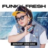  [MUA 1 TẶNG 1] Nước hoa bodymist dành cho nam FUNKY FRESH cam bergamot, chanh vàng BODYMISS 105ml 