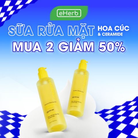  [MUA 2 GIẢM 50%] Sữa rửa mặt hoa cúc dịu nhẹ da dầu mụn - Cleanser ceramide hoa cúc MILAGANICS 250ml 