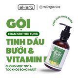  Dầu gội bưởi ngừa rụng & kích thích mọc tóc - Dầu gội tinh dầu bưởi mọc tóc MILAGANICS 250ml (chai) 