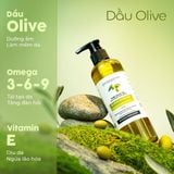  [MUA 1 TẶNG 1] Dầu oliu nguyên chất làm đẹp cấp ẩm dưỡng da, dưỡng tóc, dưỡng môi MILAGANICS 