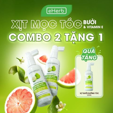  [MUA COMBO TẶNG 1] Combo 2 xịt bưởi mọc tóc tinh dầu bưởi dưỡng tóc chắc khỏe MILAGANICS 100ml/ chai 