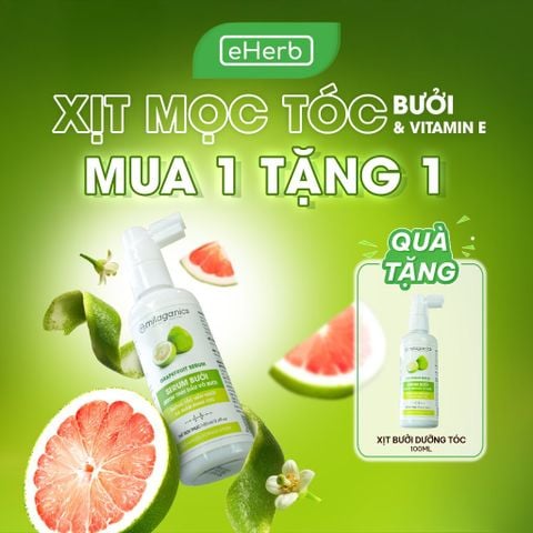  [MUA 1 TẶNG 1] Tinh dầu bưởi MILAGANICS mọc tóc, xịt mọc tóc ngừa rụng hiệu quả sau 3 tuần 100ml 