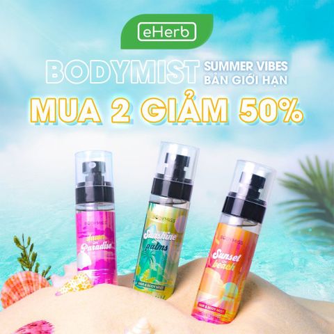  [MUA 2 GIẢM 50%] Body mist xịt thơm toàn thân, khử mùi cơ thể hương nước hoa BODYMISS 105ml (Chai) 