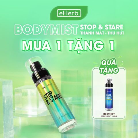  [MUA 1 TẶNG 1] Bodymist STOP&STARE - Xịt thơm toàn thân nam & nữ, lưu hương lâu, hẹn hò, đi học BODYMISS 105ml 