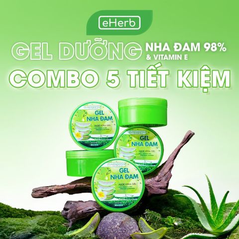  [COMBO SỈ] Gel nha đam MILAGANICS - Dưỡng da, cấp ẩm 98%, cho da khô, nhạy cảm - 300ml 