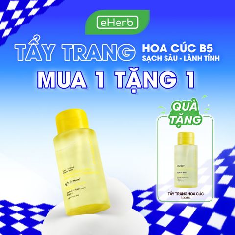  [MUA 1 TẶNG 1] Tẩy trang hoa cúc dịu da giảm mụn, tẩy trang dịu nhẹ cho da nhạy cảm MILAGANICS 300ml 
