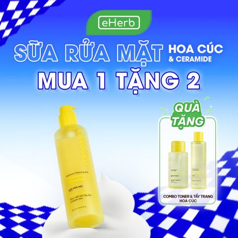 [MUA 1 TẶNG 2] Sữa rửa mặt dịu nhẹ hoa cúc, sữa rữa mặt hoa cúc cấp ẩm da dầu mụn MILAGANICS 250ml 