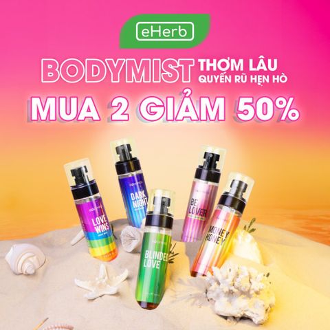  [MUA 2 GIẢM 50%] Bodymist unisex - xịt khử mùi hương nước hoa, thơm 6 tiếng BODYMISS 105ml 