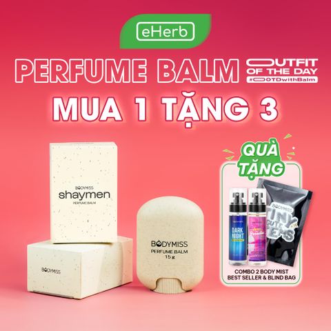  [MUA 1 TẶNG 3] Nước hoa khô đi học đi chơi 3 tầng hương thơm, nước hoa sáp nam nữ BODYMISS 15g 