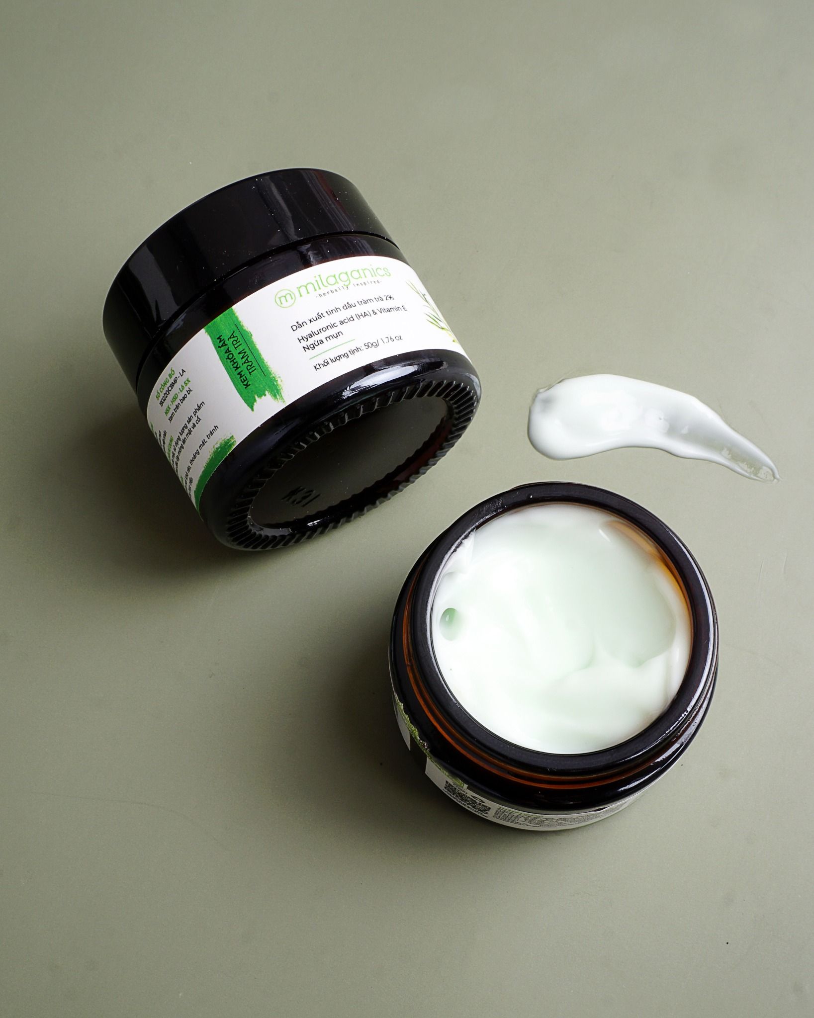  [DEAL SỐC 99K]  Kem Dưỡng Tràm Trà MILAGANICS 50g - Mua 1 Tặng 1, Tặng Thêm Bao Lì Xì 