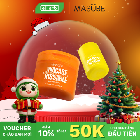  [COMBO GIẢM 48%] Combo 2 Scrub Lipcerin Tẩy Da Chết Môi & Dưỡng Môi Thế Hệ Mới MASUBE Lip Balm Gloss Bloom 
