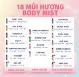  [MUA 2 GIẢM 50%] Bodymist xịt thơm body hương nước hoa phiên bản Hero đặc biệt, xịt khử mùi BODYMISS 