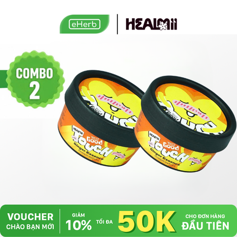  Combo 2 Kem Gừng Làm Ấm Cơ Thể Xoa Bóp Giảm Hàn Khí Và Nhức Mỏi HEALMII Kem Ủ Ấm Body Thư Giãn Cơ Bắp 