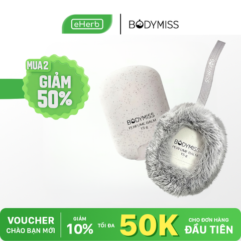  [MUA 2 GIẢM 50%] Nước Hoa Khô BODYMISS, Dạng Sáp Không Cồn, Mùi Quyến Rũ, Thích Hợp Cho Nam Nữ - Size 15g 