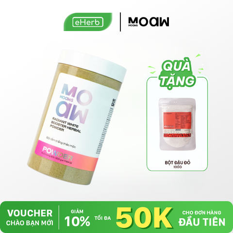  [MUA 1 TẶNG 1] Bột Tắm Trắng Thảo Mộc MOAW MOAWS 500G 
