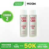  Combo 2 Body Love Oil Massage Cơ Thể MOAW MOAWS Dầu Dưỡng Da Làm Sáng Da Và Cấp Ẩm Sâu 150ml 