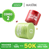  Mặt Nạ Đất Sét Sáng Da MASUBE Clay Mask Hút Dầu Nhờn & Sạch Mụn Đầu Đen 
