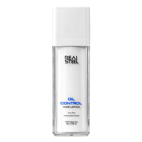  Dầu Gội Khô Nam Dạng Lotion REAL STEEL Kiềm Dầu Phồng Tóc Giảm Bết Tóc Hương Nước Hoa 28g 