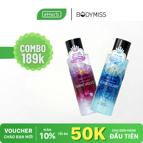  [COMBO 189K ĐỘC QUYỀN] Bodymist Nhũ Phản Diện Giường Chiếu Bling Bling BODYMISS, Body mist Cho Nữ Xịt Thơm 