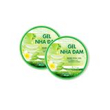  Combo 2 Gel Nha Đam Đa Năng Dưỡng Da & Cấp Ẩm 98% MILAGANICS Phù Hợp Với Da Khô, Nhạy Cảm 250gr 