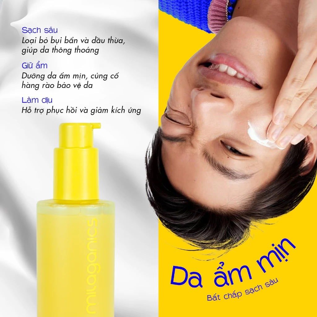  Combo 349K: Set Hoa Cúc Trọn bộ cho da mặt Milaganics Pure Skin Gift 