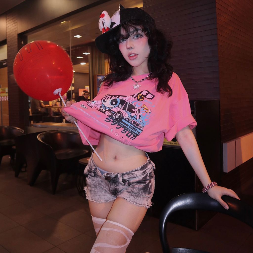 [BAYLA] - POWERPUFF PINK T-SHIRT