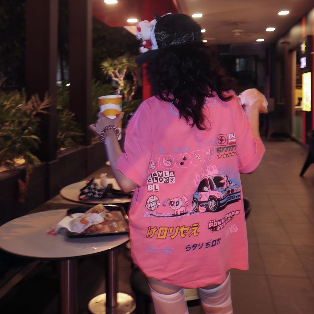 [BAYLA] - POWERPUFF PINK T-SHIRT