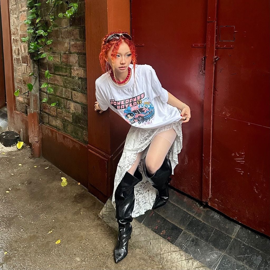 [BAYLA] - POWERPUFF WHITE T-SHIRT