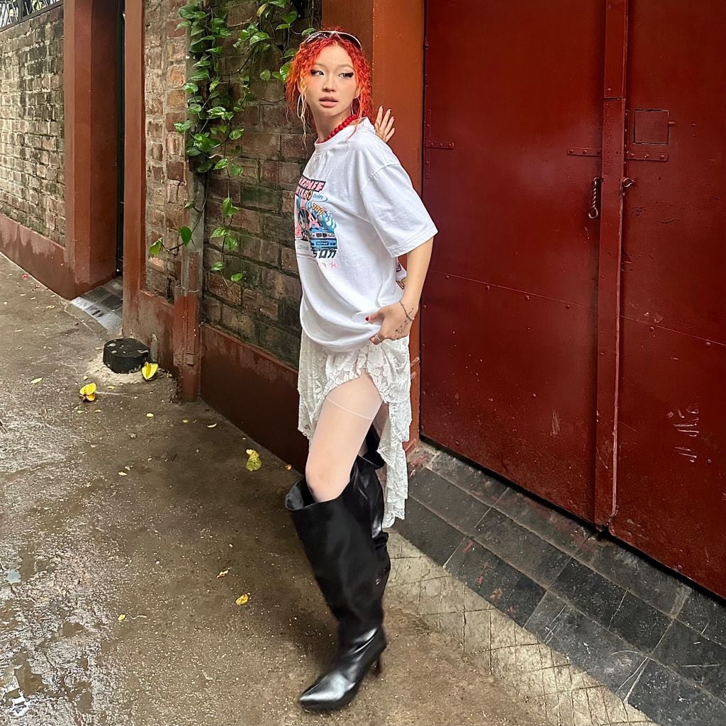 [BAYLA] - POWERPUFF WHITE T-SHIRT