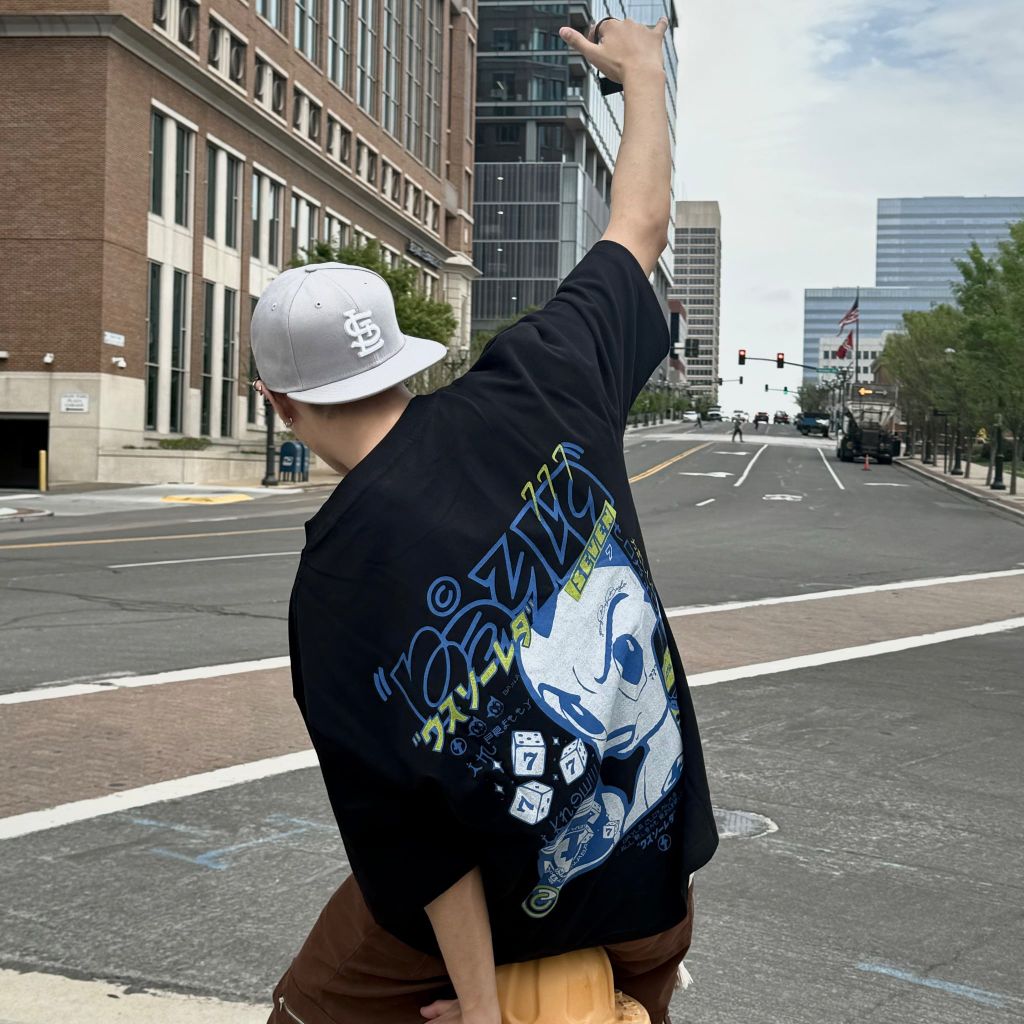 [BAYLA] - ASTROBOY BLACK T-SHIRT