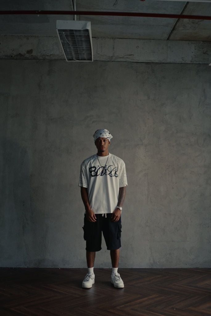 [BAYLA] - JERSEY PIXELS WHITE
