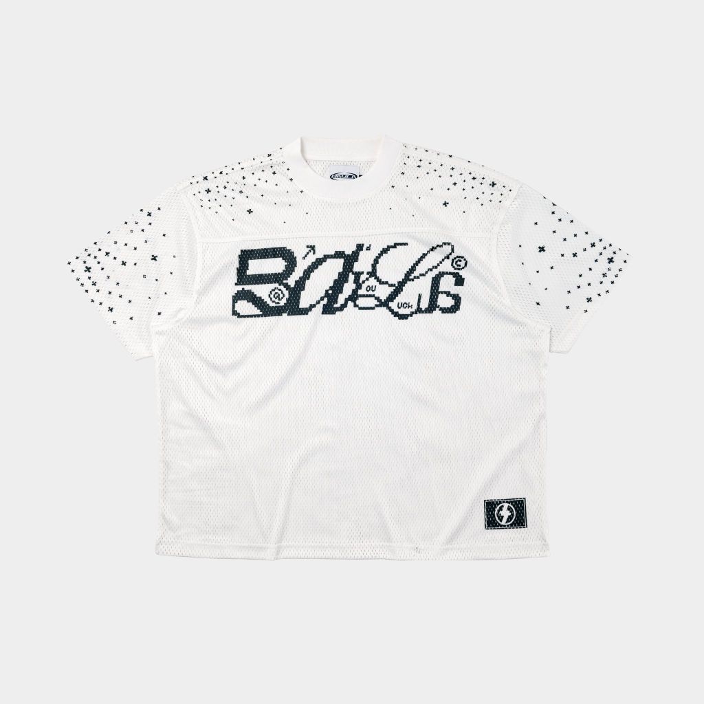 [BAYLA] - JERSEY PIXELS WHITE