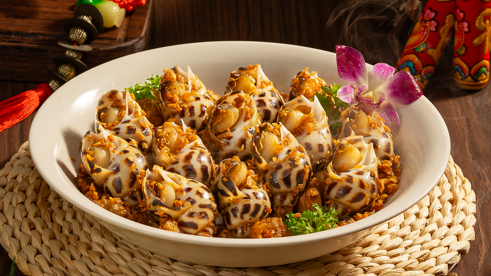  Ốc Hương Cháy Tỏi 