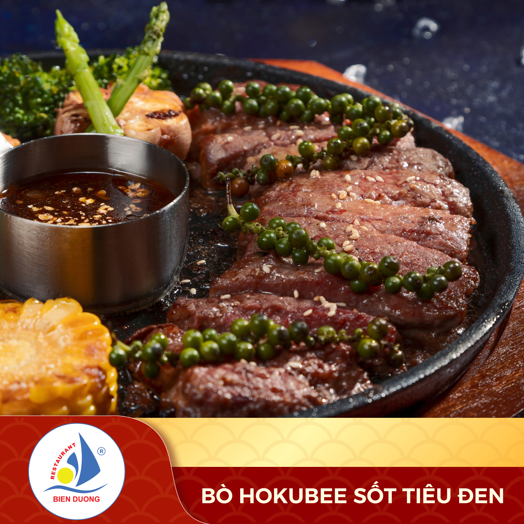  Bò Hokubee Sốt Tiêu Đen 