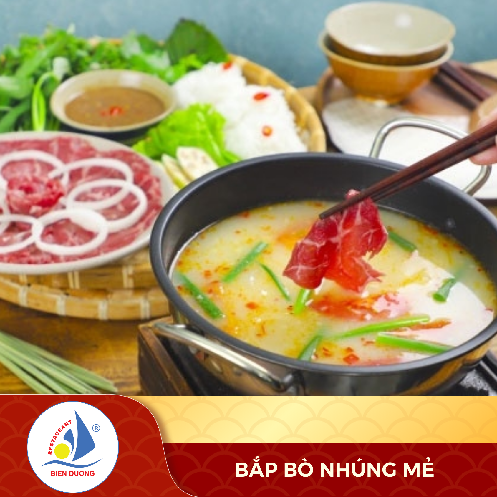  Bắp Bò Nhúng Mẻ 