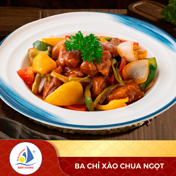  Ba Chỉ Xào Chua Ngọt 