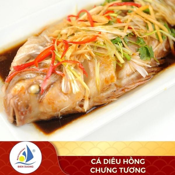  Cá Diêu Hồng Chưng Tương 