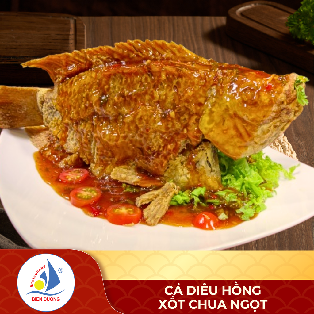  Cá Diêu Hồng Sốt Chua Ngọt 